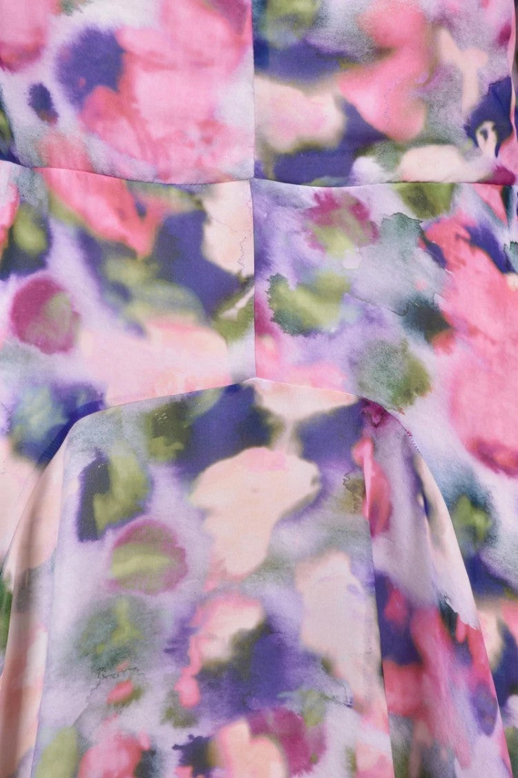 Patrizia Pepe Flared Dress Multicolor - Multicolor