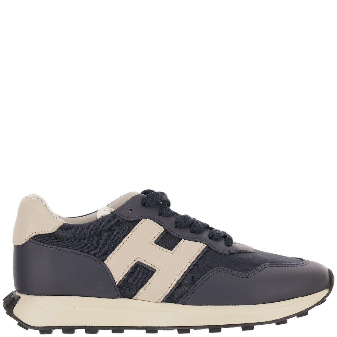 Hogan Black Elevated Sneakers