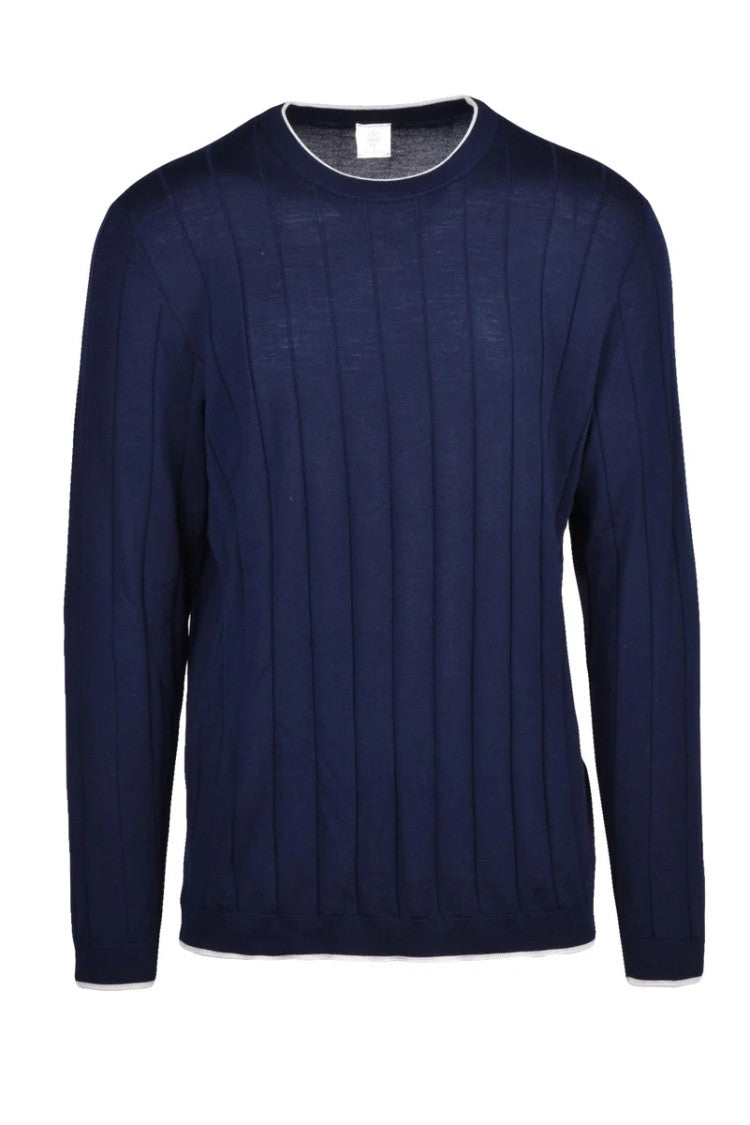 Eleventy Wool Crewneck Sweater