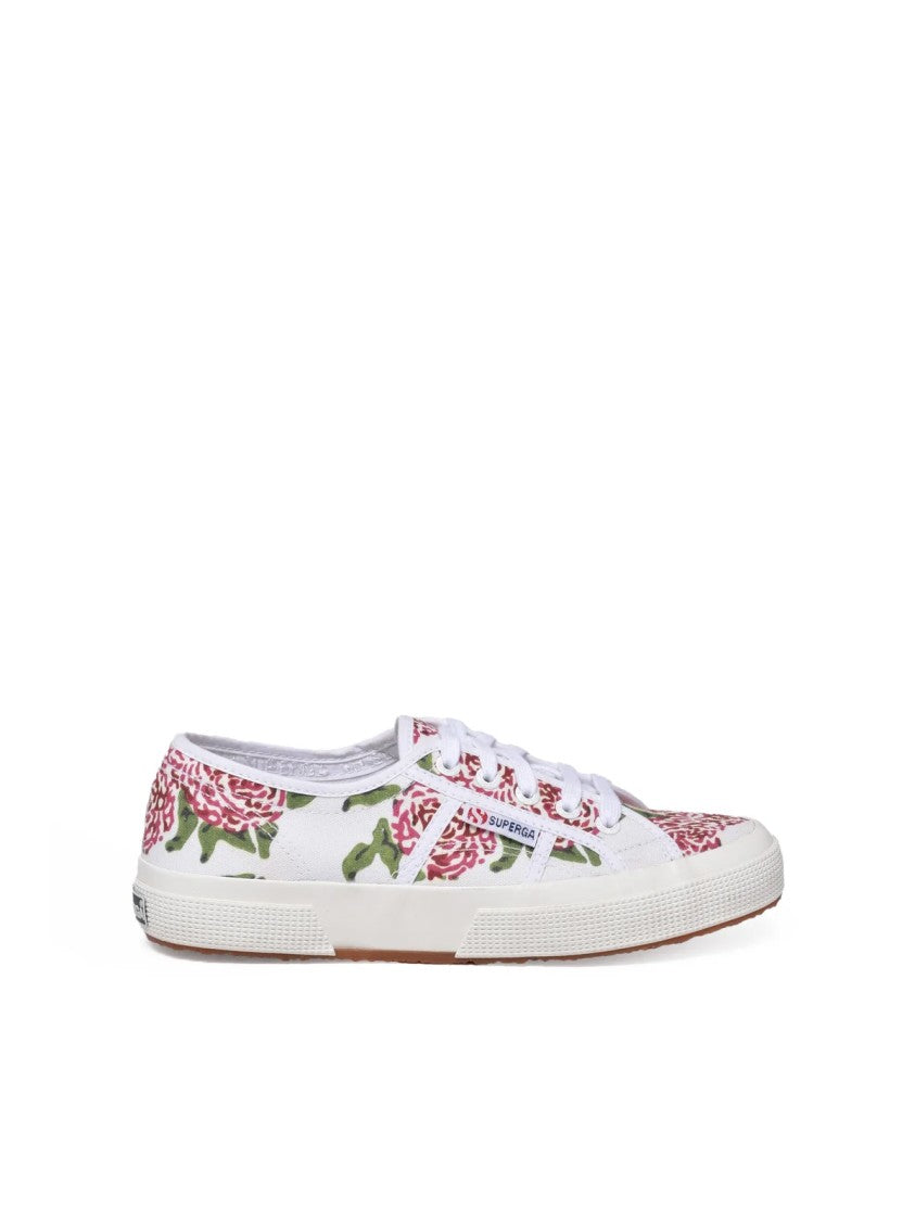 Superga X Lisa Corti White Floral Canvas Superga X Lisa Corti Sneakers