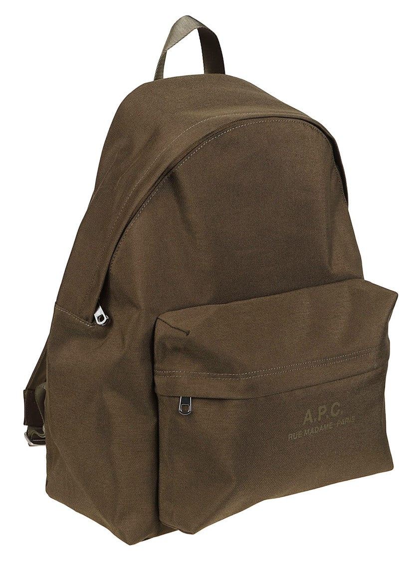 A.P.C. Brown Polyamide Backstage Backpack