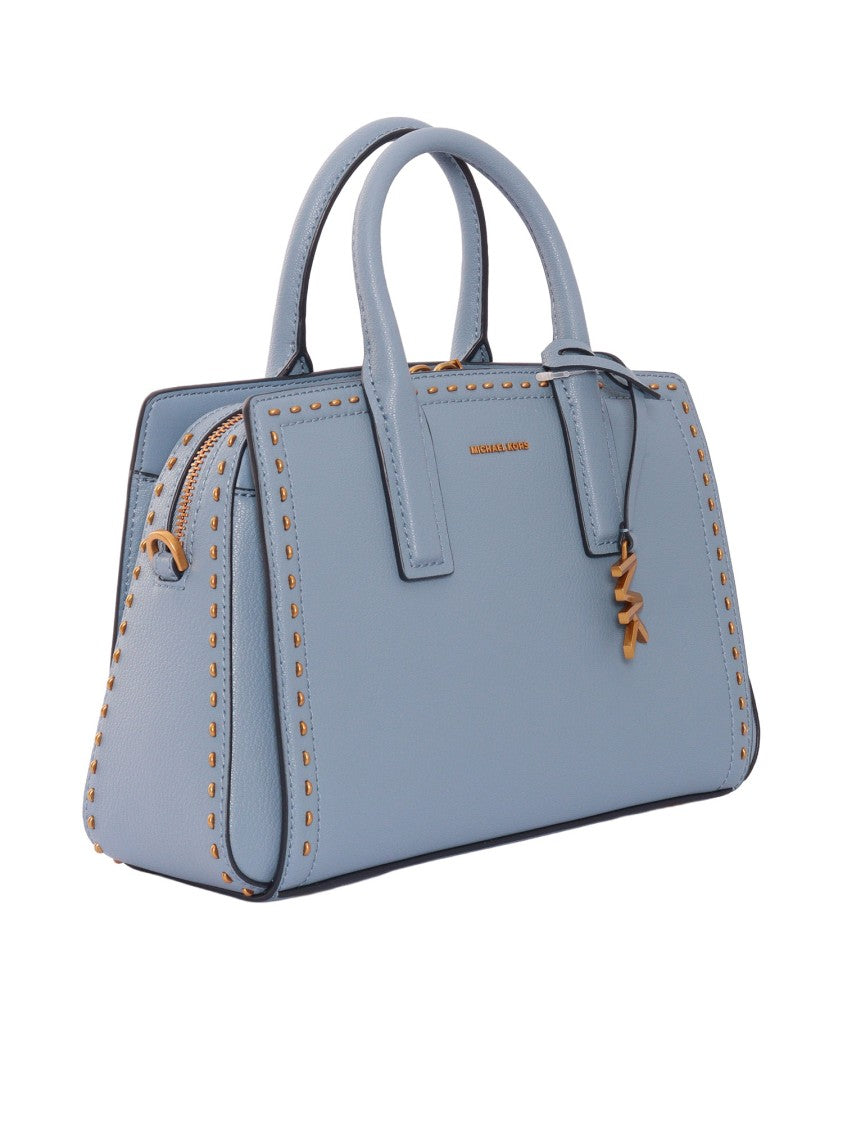 Michael Kors Structured Leather Satchel