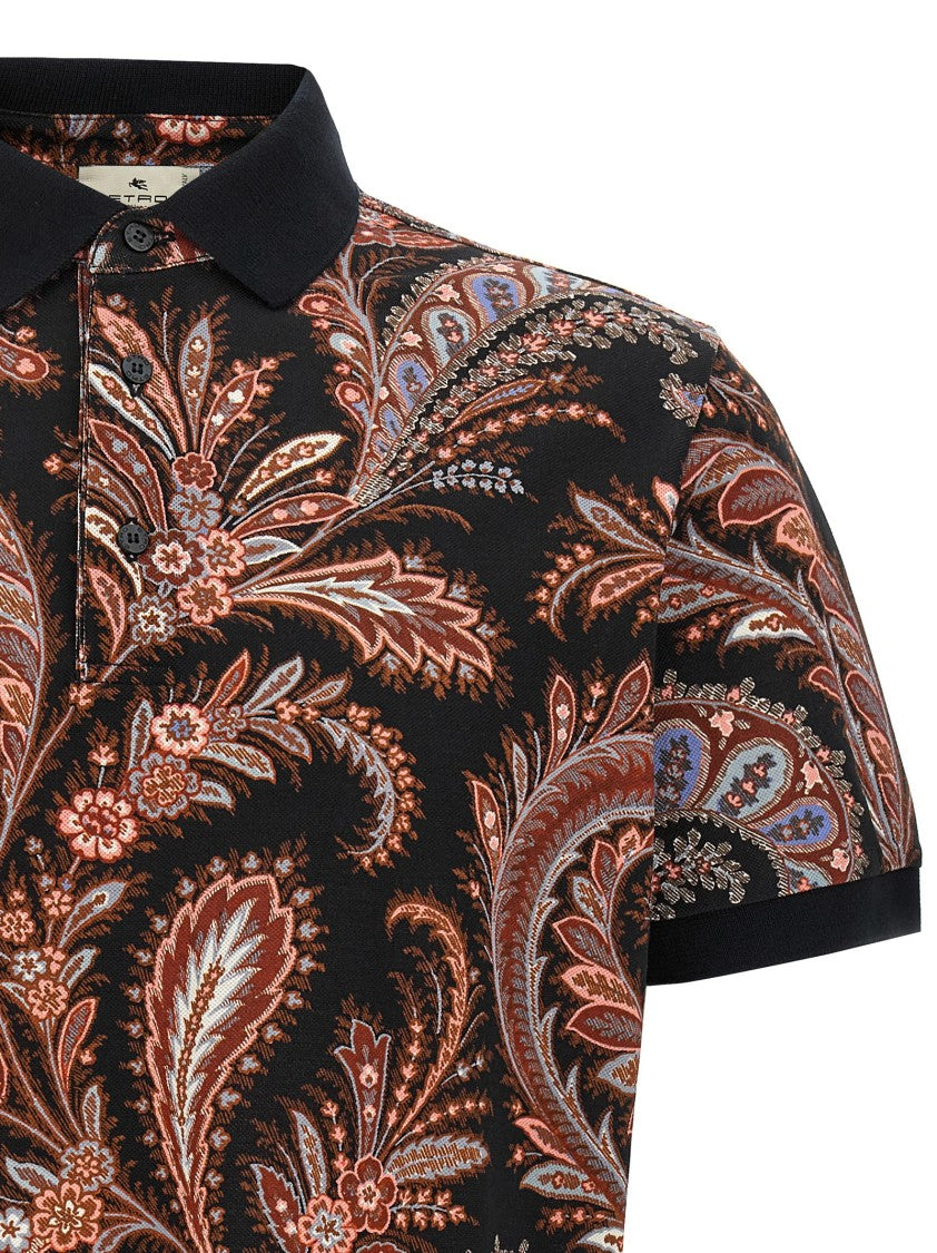 Etro Polo Paisley Flowers