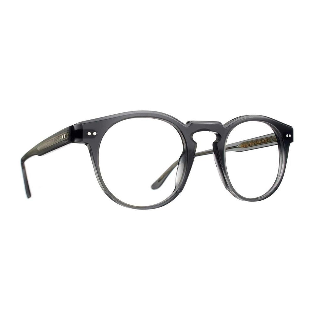 Talla Ghello Phantos-Shape Transparent Gray Acetate Sunglasses