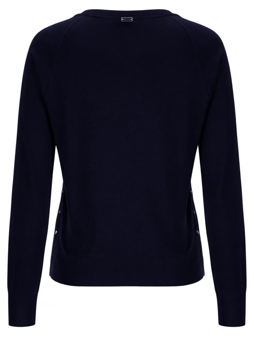 Herno Lyocell-Cotton Side Button Top