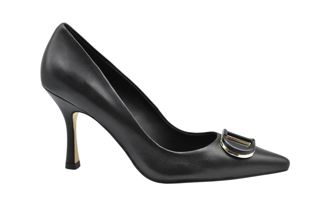 Twin-Set Pointed Toe Pumps With Buckle Accent