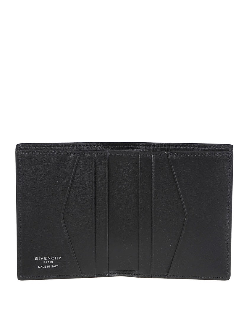 Givenchy Textured Black Calf Leather Bifold Wallet