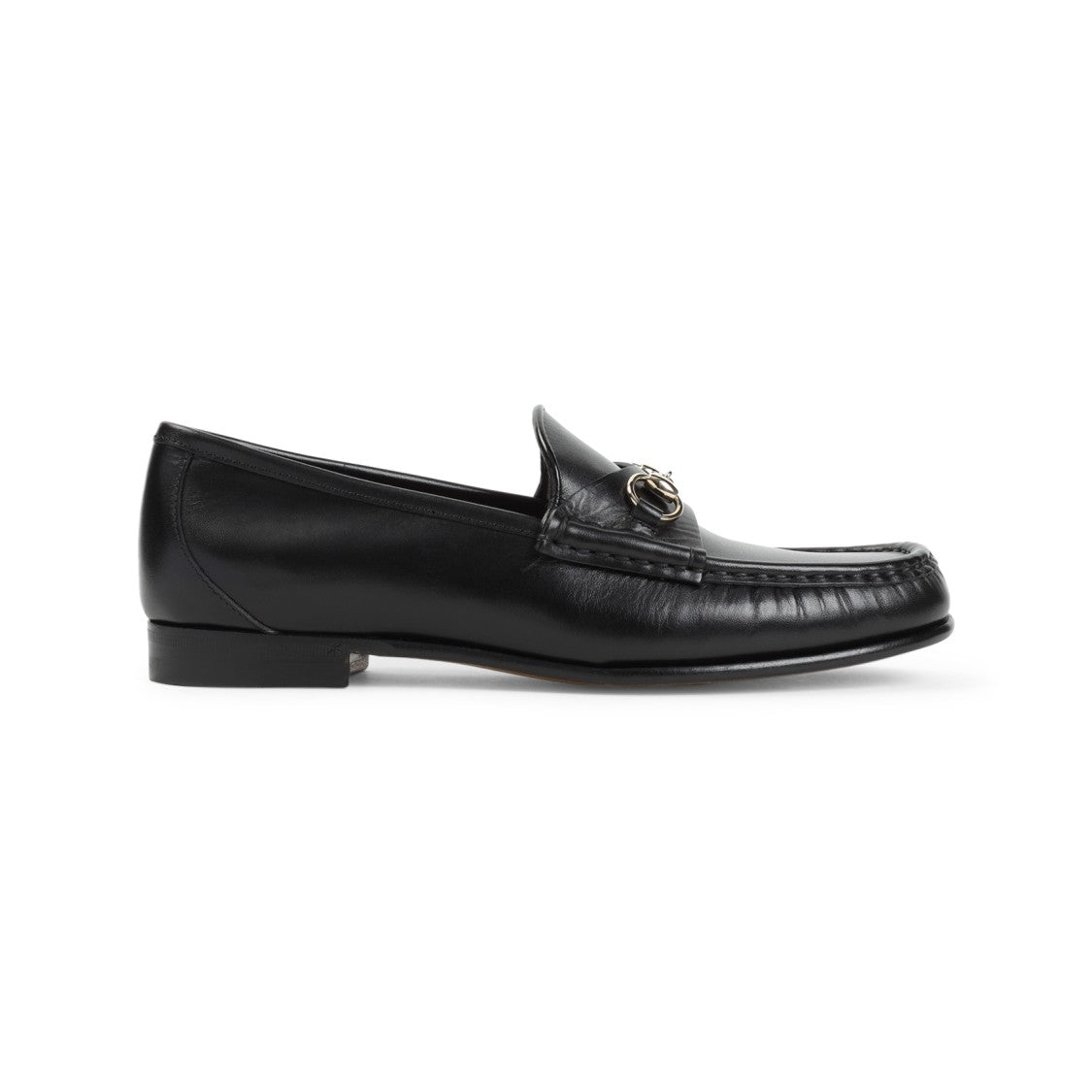 Gucci Black Leather Loafers