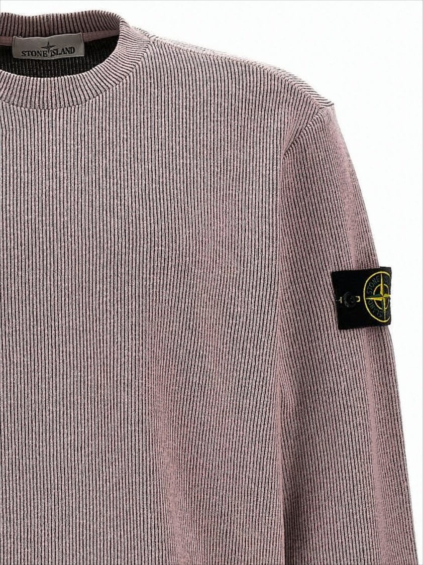 Stone Island Ribbed Knit Sweater