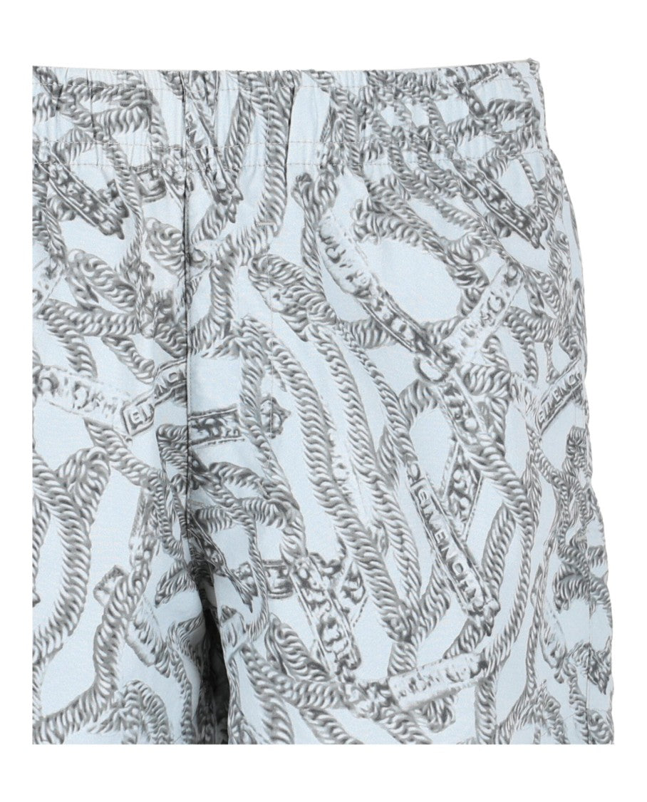 Givenchy All Over Graphic Swim Shorts