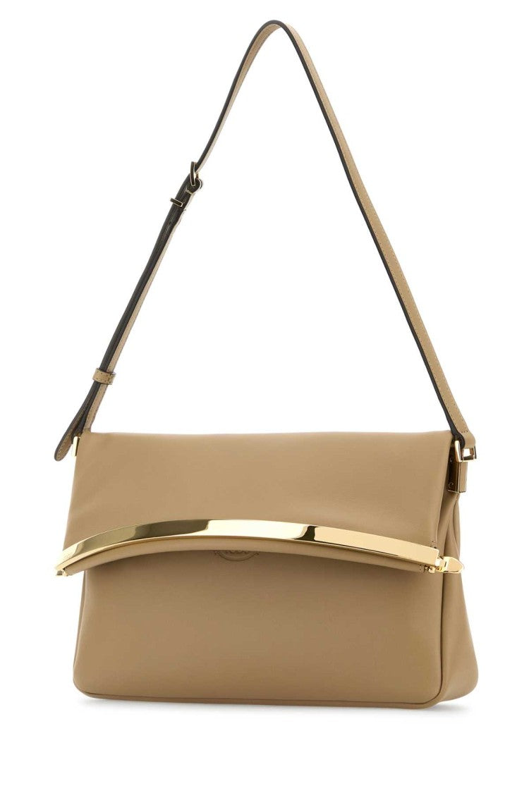 Tod's Beige Leather Shoulder Bag