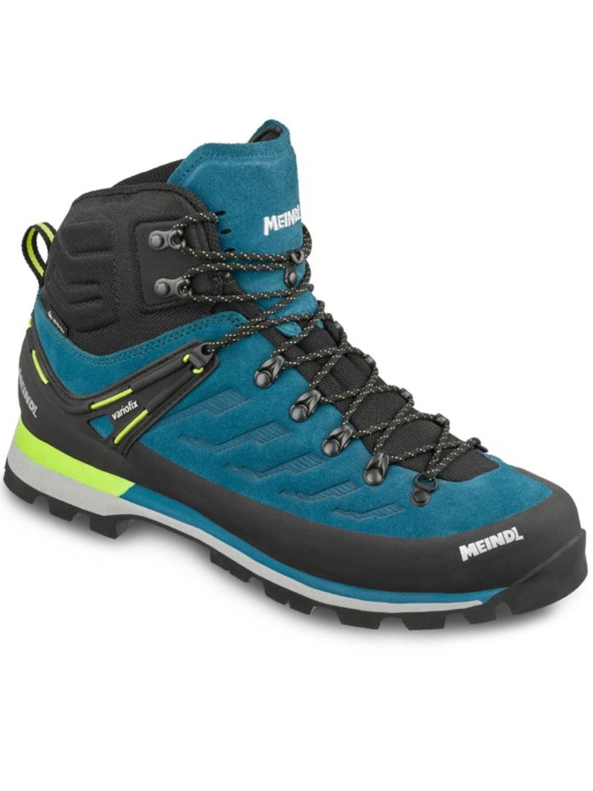Meindl Teal Blue Intervale Gtx Suede Hiking Shoes
