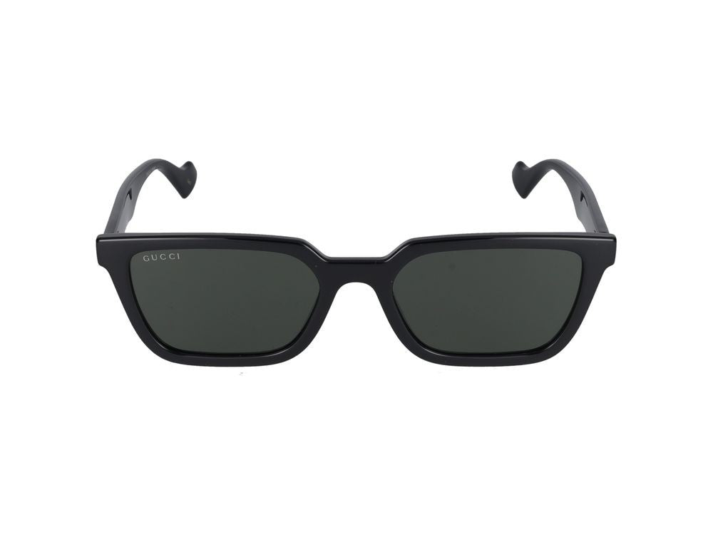 Gucci Black Bold Square Injected Sunglasses