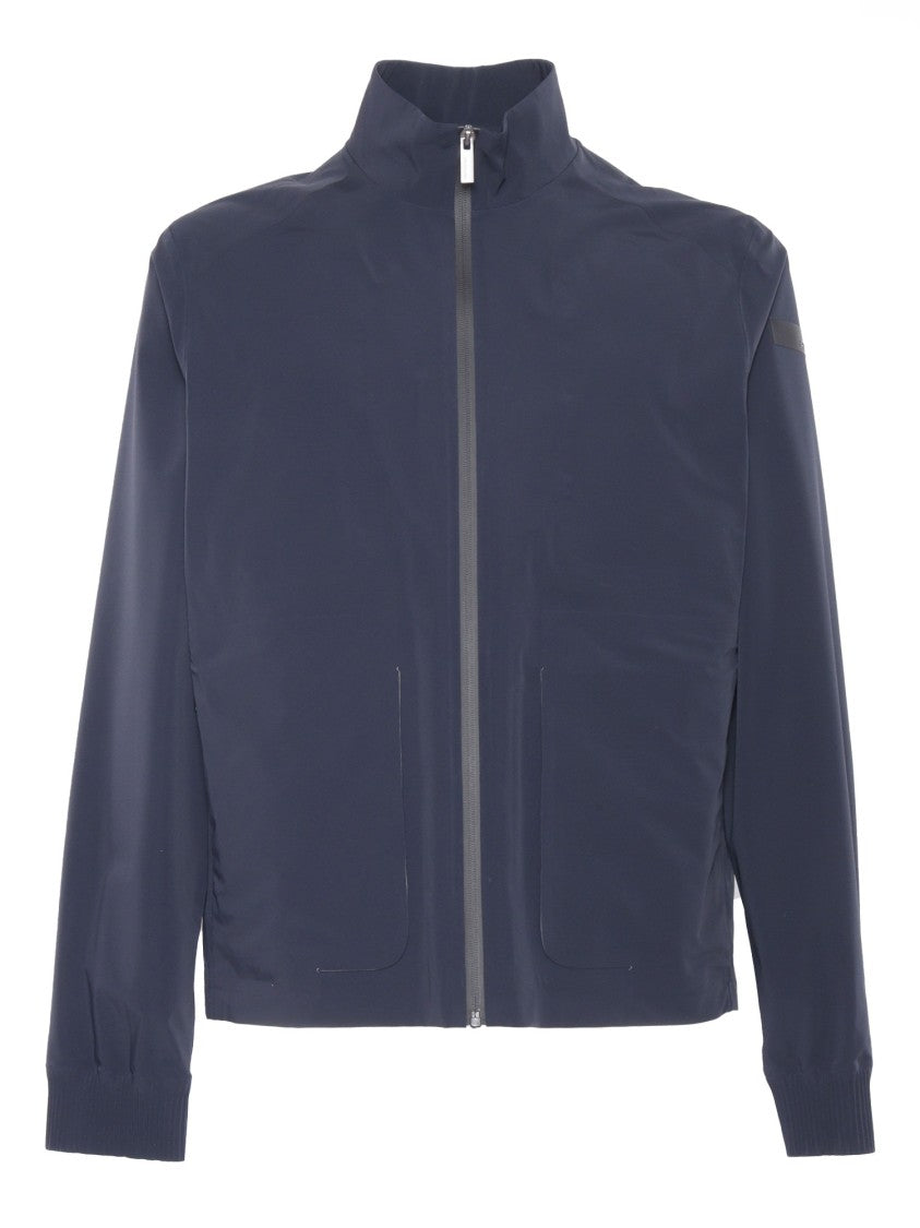 Rrd Lightweight Black Montecristo Jacket With High Collar