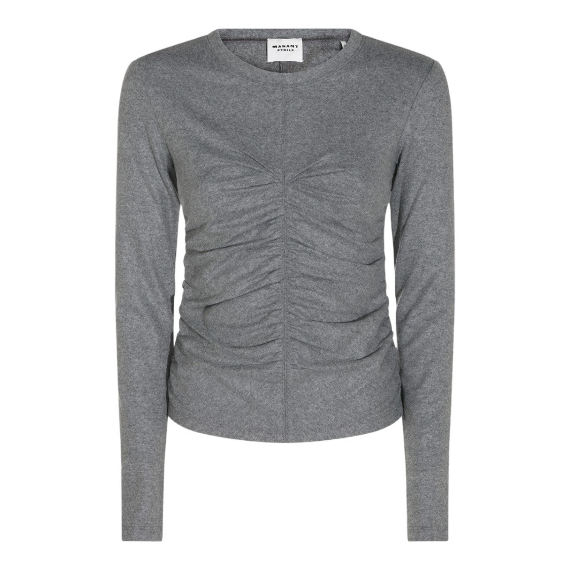 Isabel Marant Étoile Fitted Long-Sleeved Top With Vertical Ruched Detail