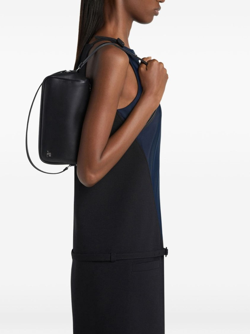 Courrèges Rectangular Black Shoulder Bag