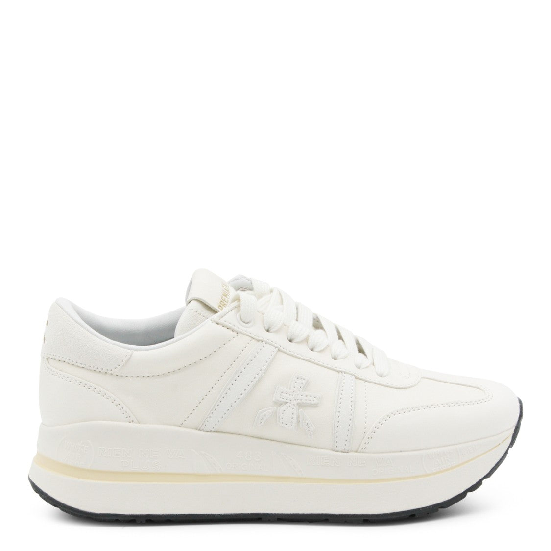 Premiata White Leather Bethcoin Sneakers