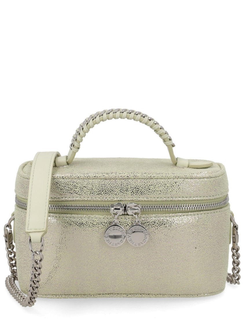 Stella Mccartney Vanity Falabella Metallic Top Bag