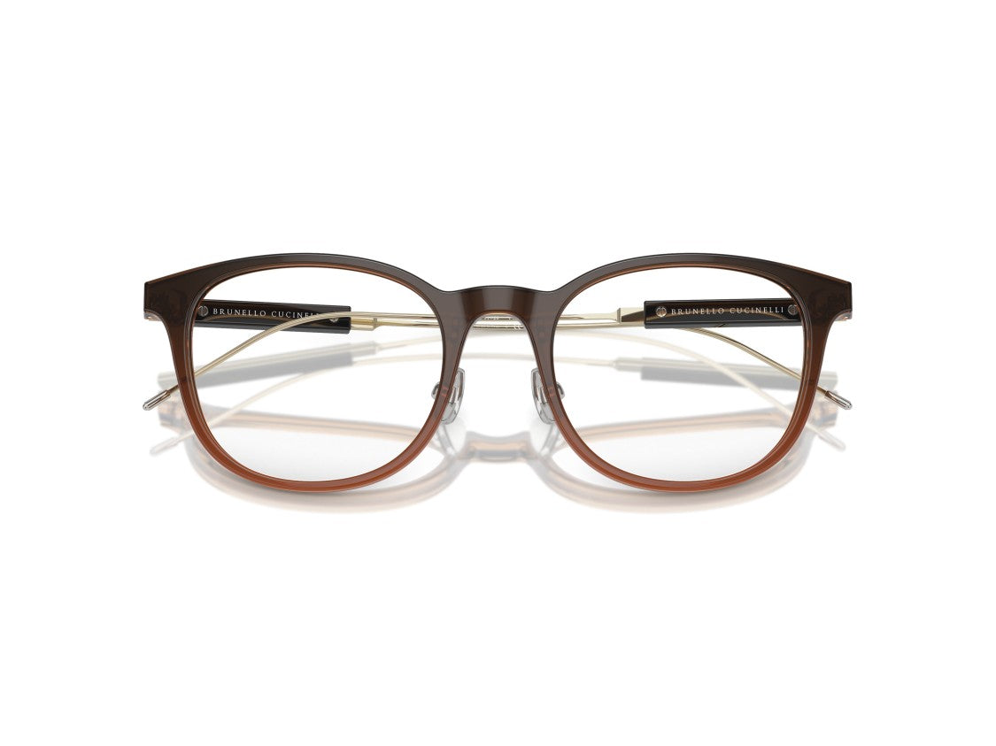 Brunello Cucinelli Gold 0Bc3006 Gradient Round Eyeglasses