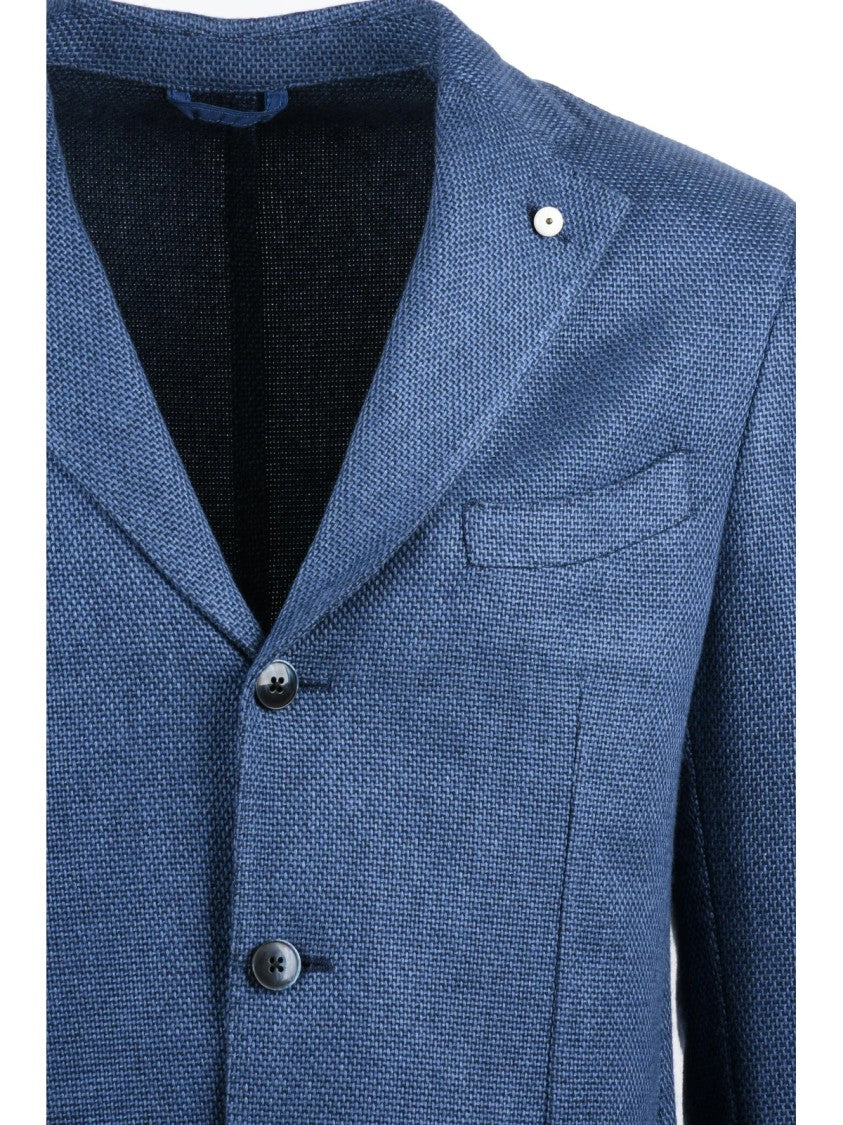 L.B.M. 1911 Rounded Blazer In Luxurious Cashmere-Silk Blend