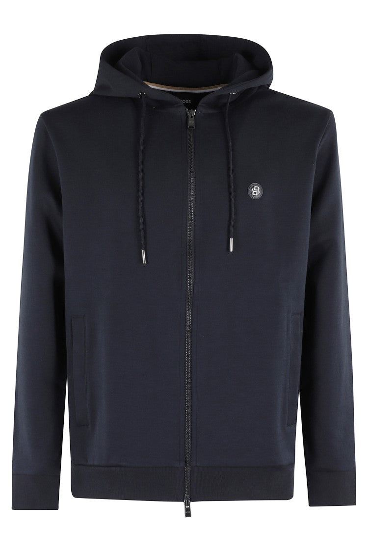 Boss Zip-Up Hoodie With Adjustable Hood