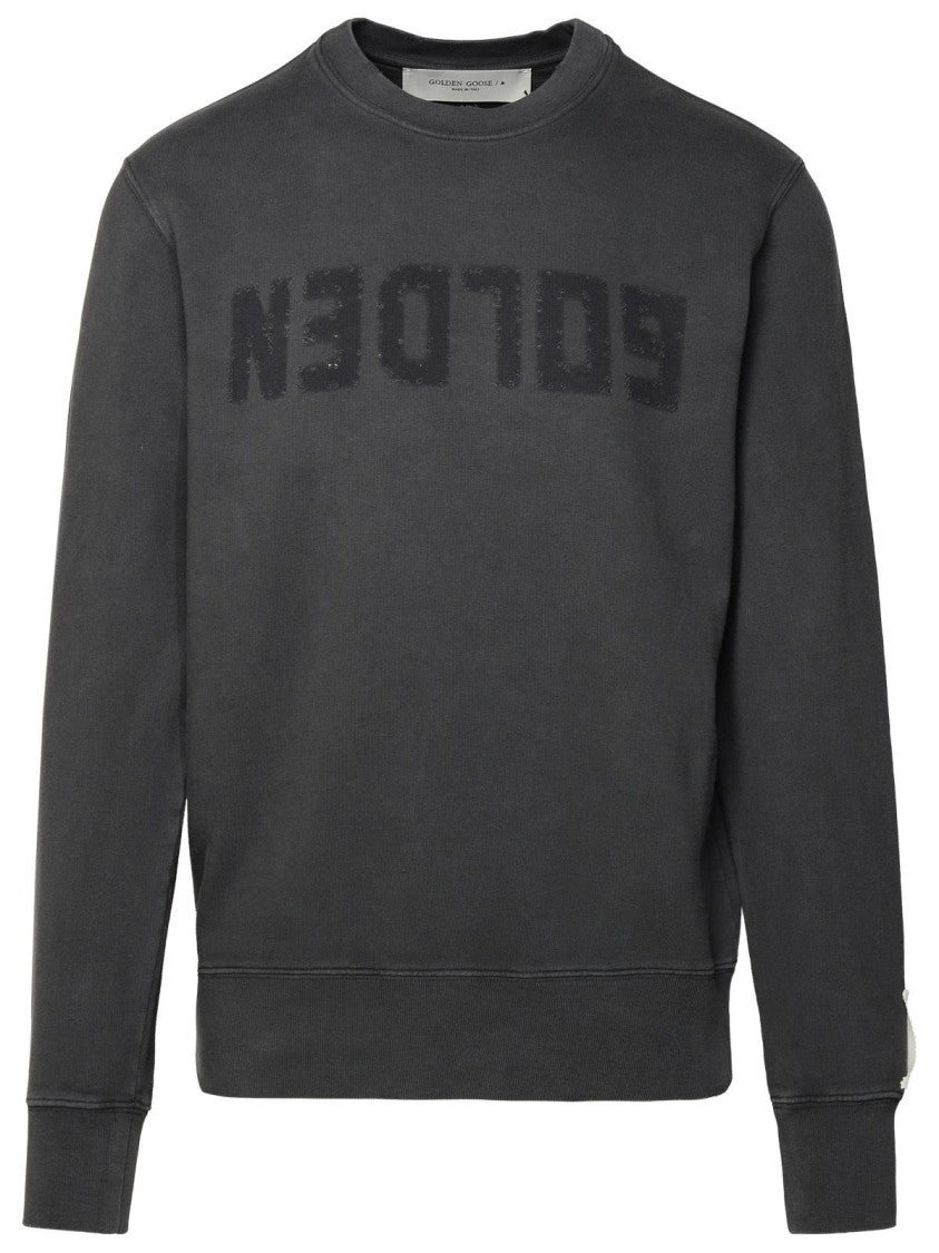 Golden Goose Anthracite Grey Cotton Hoodie