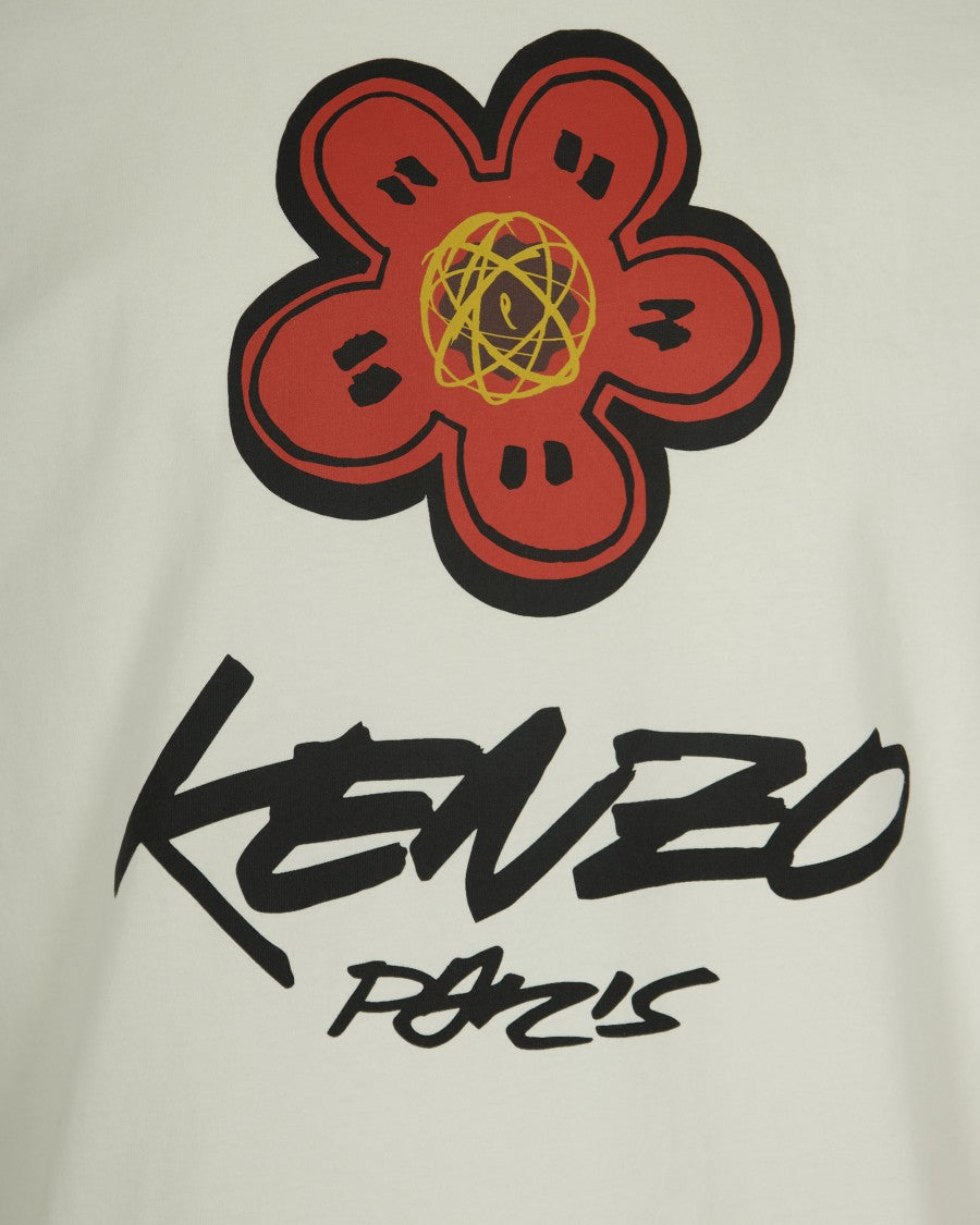 Kenzo T-Shirt X Futura 2000 – White