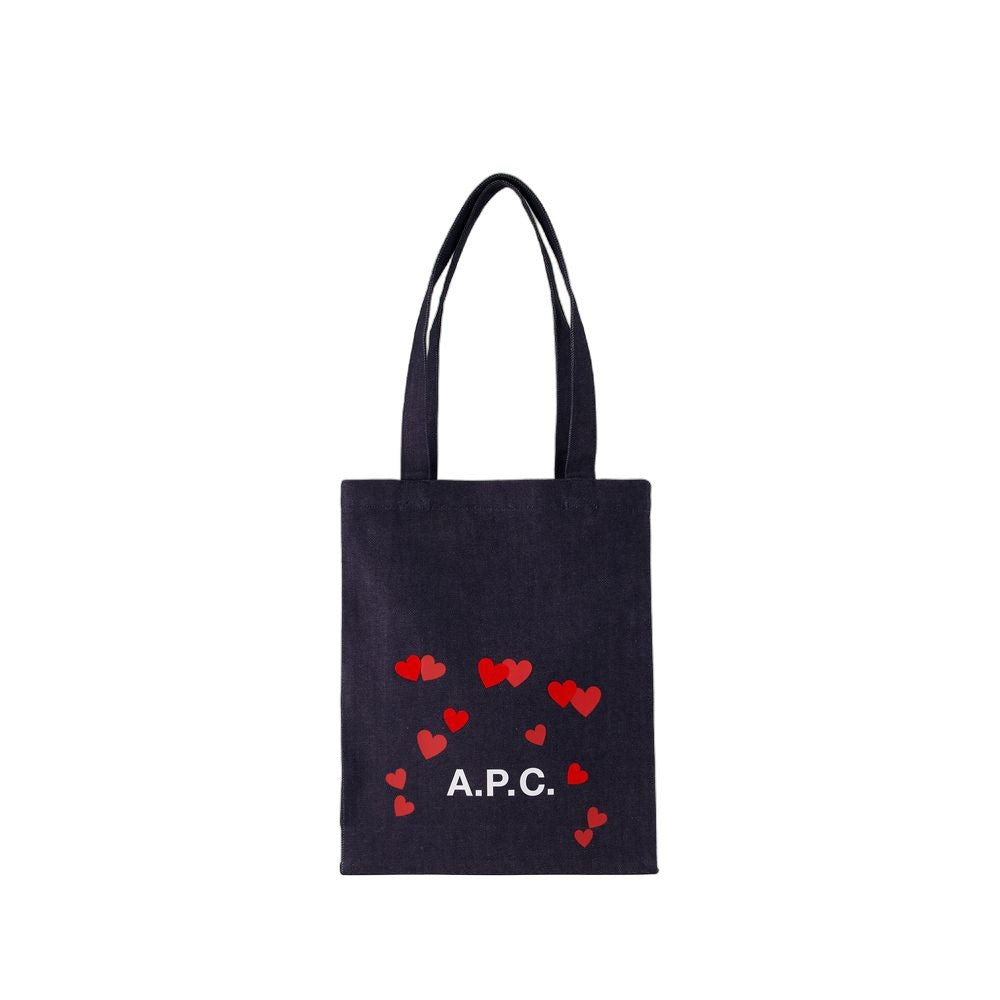 A.P.C. Lou Blondie Shopper Bag - Cotton - Blue