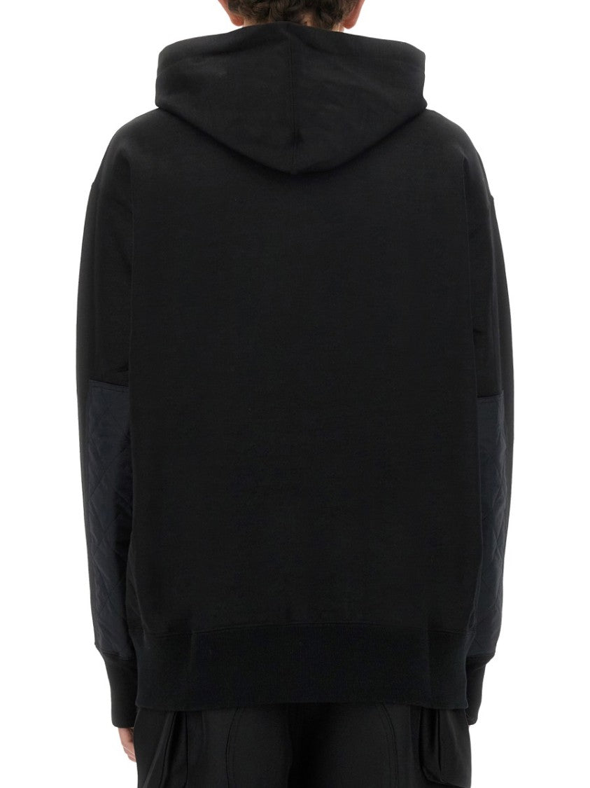 Junya Watanabe Relaxed-Fit Black Hoodie