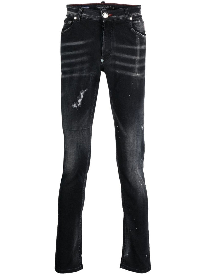 Philipp Plein Denim Trousers Super Straight