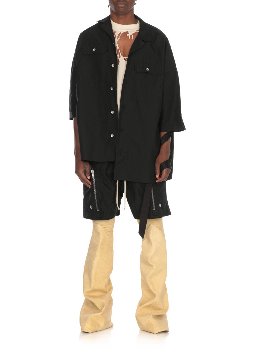 Drkshdw By Rick Owens Black Tommy Shirt