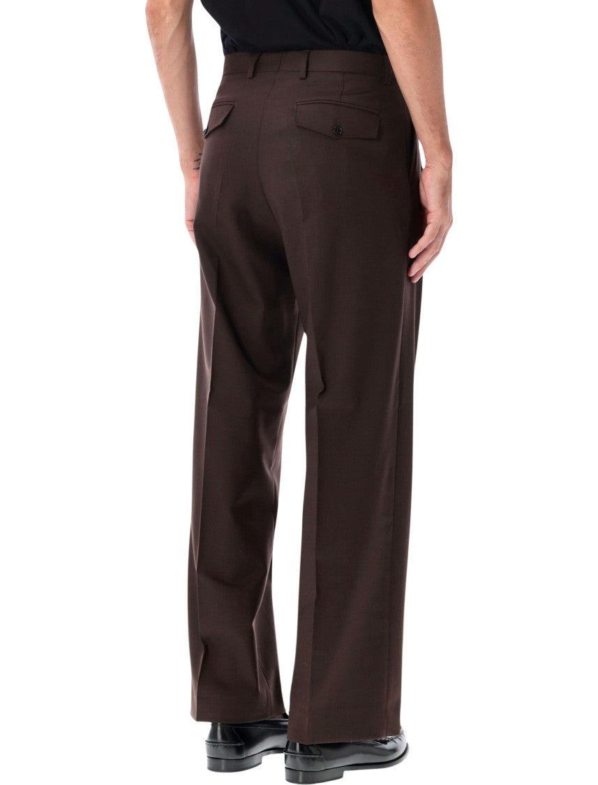 Sunflower Wide Pleated Pants With Relaxed Fit And Double Front Pleats