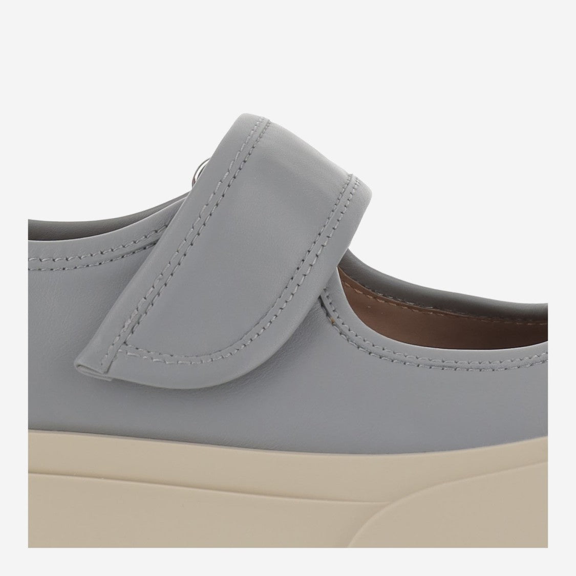 Marni Leather Mary Jane Sneakers