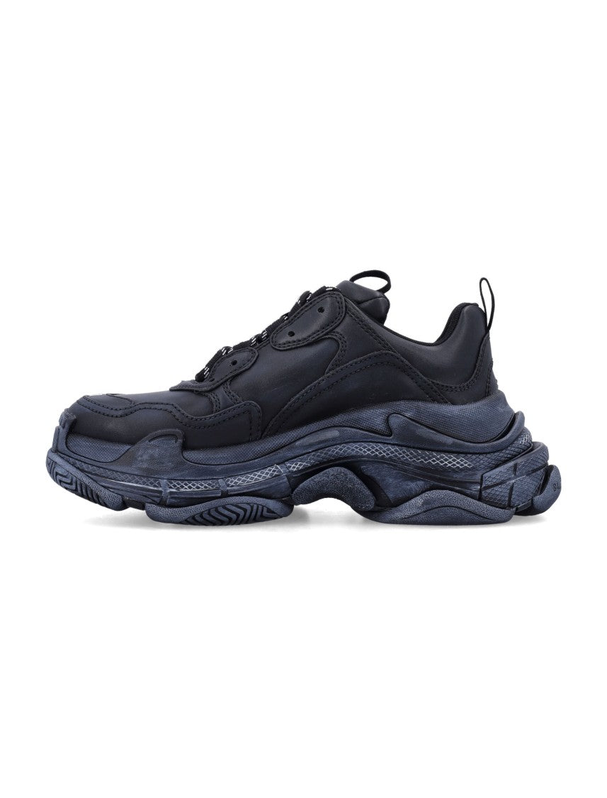 Balenciaga Triple S Paint Logo Woman's Sneakers