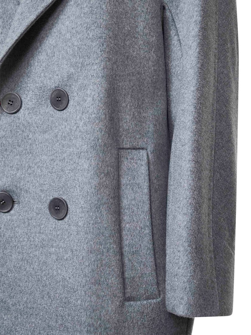Max Mara Knee-Length Virgin Wool Coat