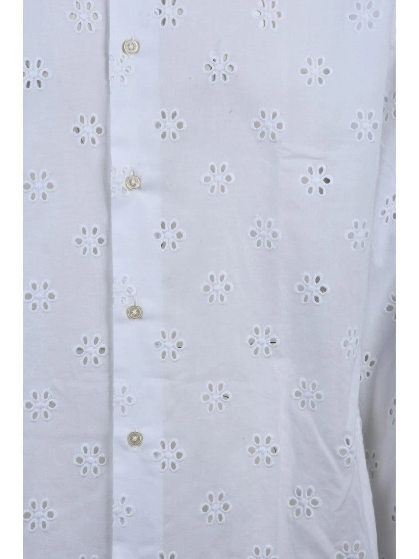 Deuxieme White Cotton Shirt