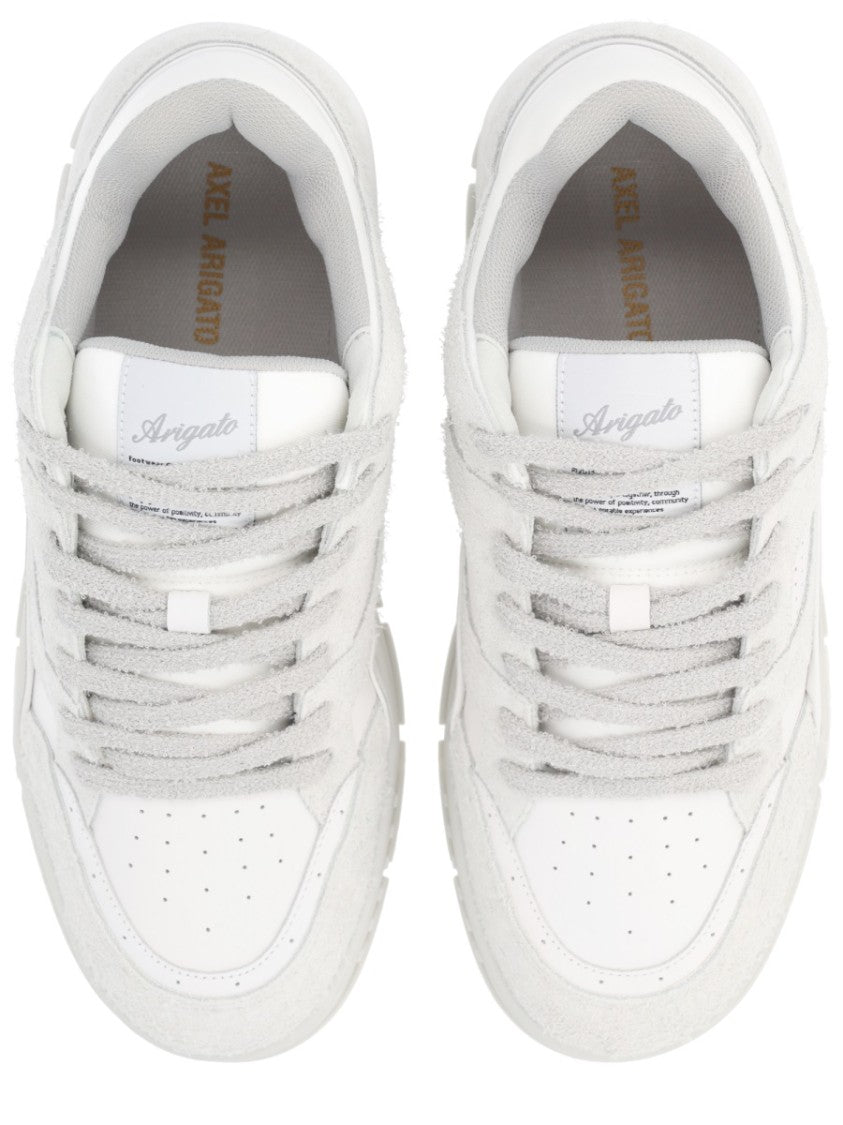 Axel Arigato Blue Area Lo Leather Suede Sneakers