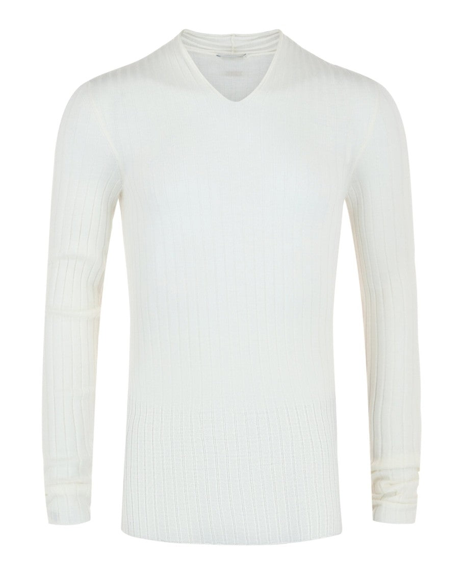 Ferragamo V-Neck Knit Sweater