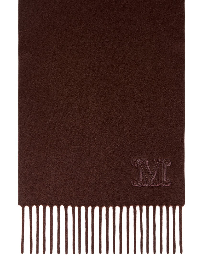 Max Mara Wsdalia Monogram Pure Cashmere Rectangular Scarf