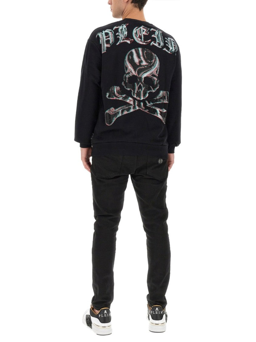 Philipp Plein Oversized Black Sweatshirt