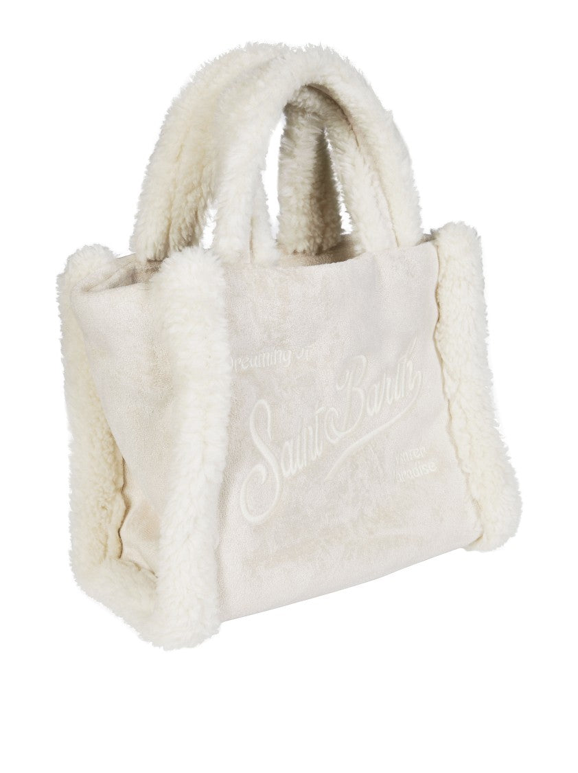 Mc2 Saint Barth Compact Shearling Belt Bag With Minimalist Design