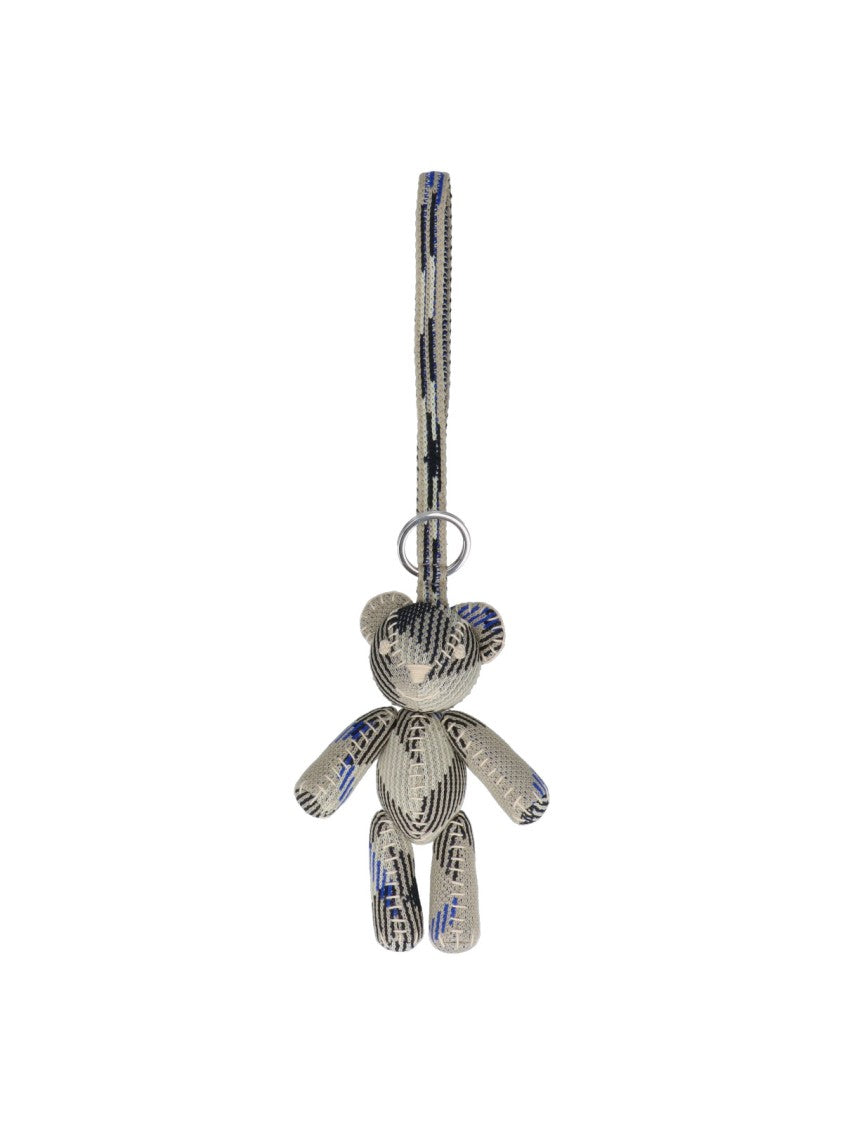Burberry "Thomas" Bear Charm – Grey
