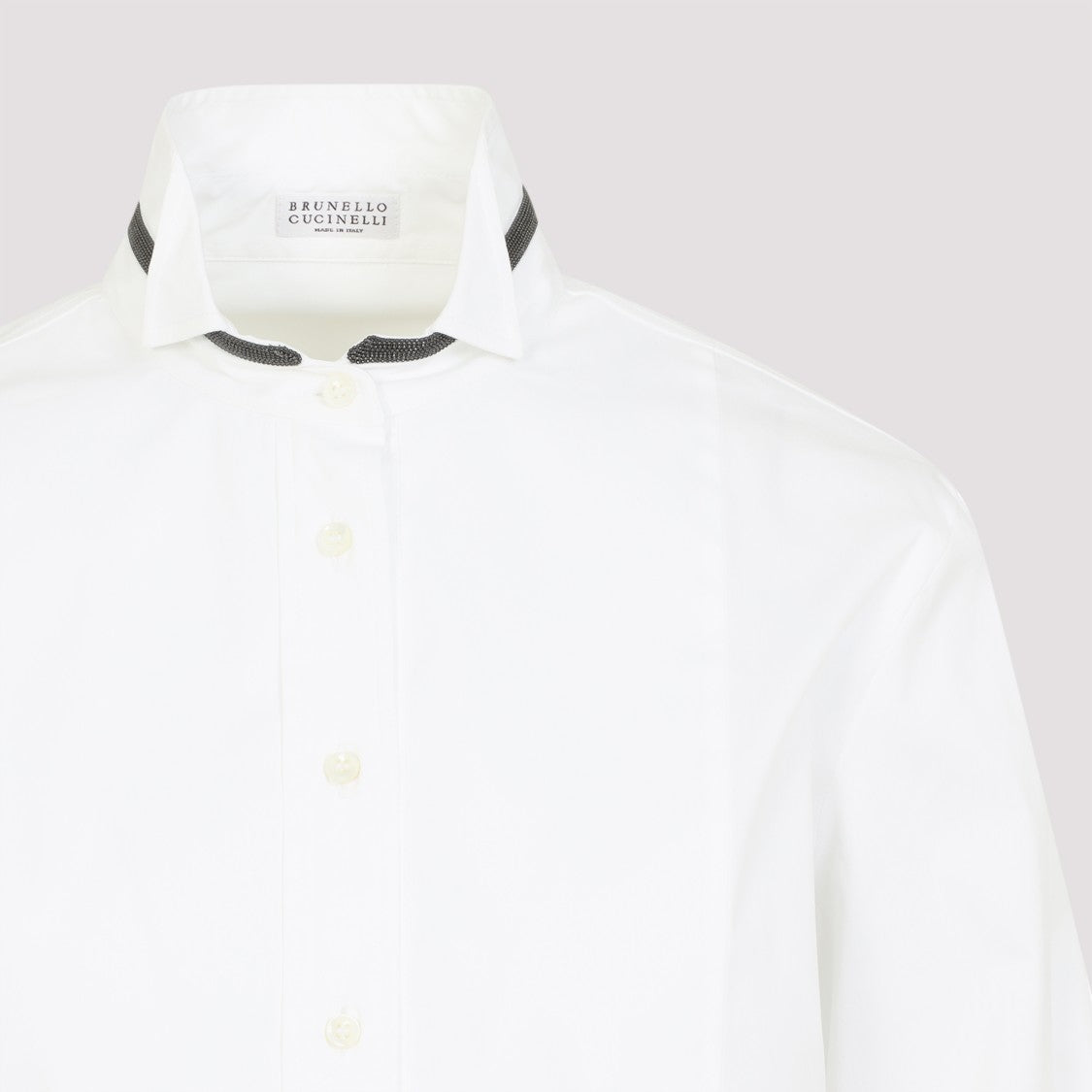 Brunello Cucinelli White Cotton Shirt