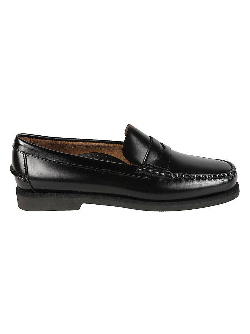 Sebago Dan Po Lt Polished Calfskin Penny Loafers