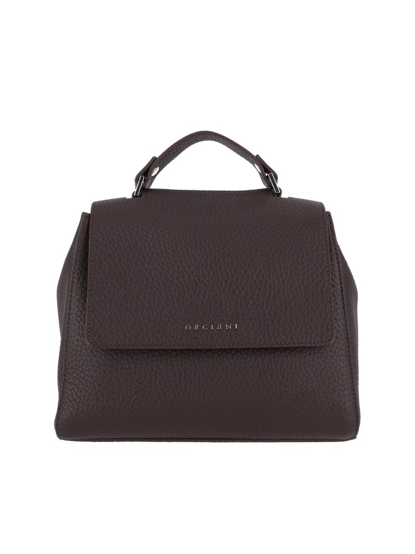 Claudio Orciani Brown Sveva Soft Small Calf Leather Handbag