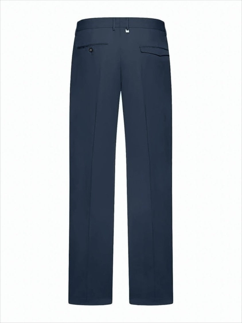 Pt Torino Tailored Straight Fit Pants With Flat Front