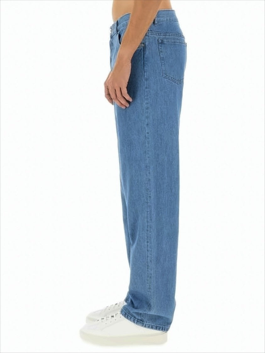 A.P.C. Mid-Rise Straight-Leg Denim Pants