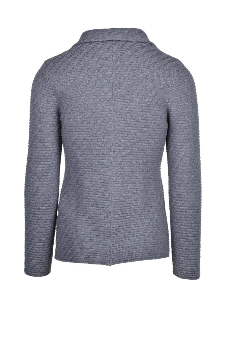 Eleventy Knit Jacket - Grey