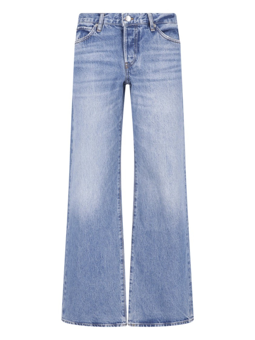 Frame Blue Cotton Denim The Gray Jeans