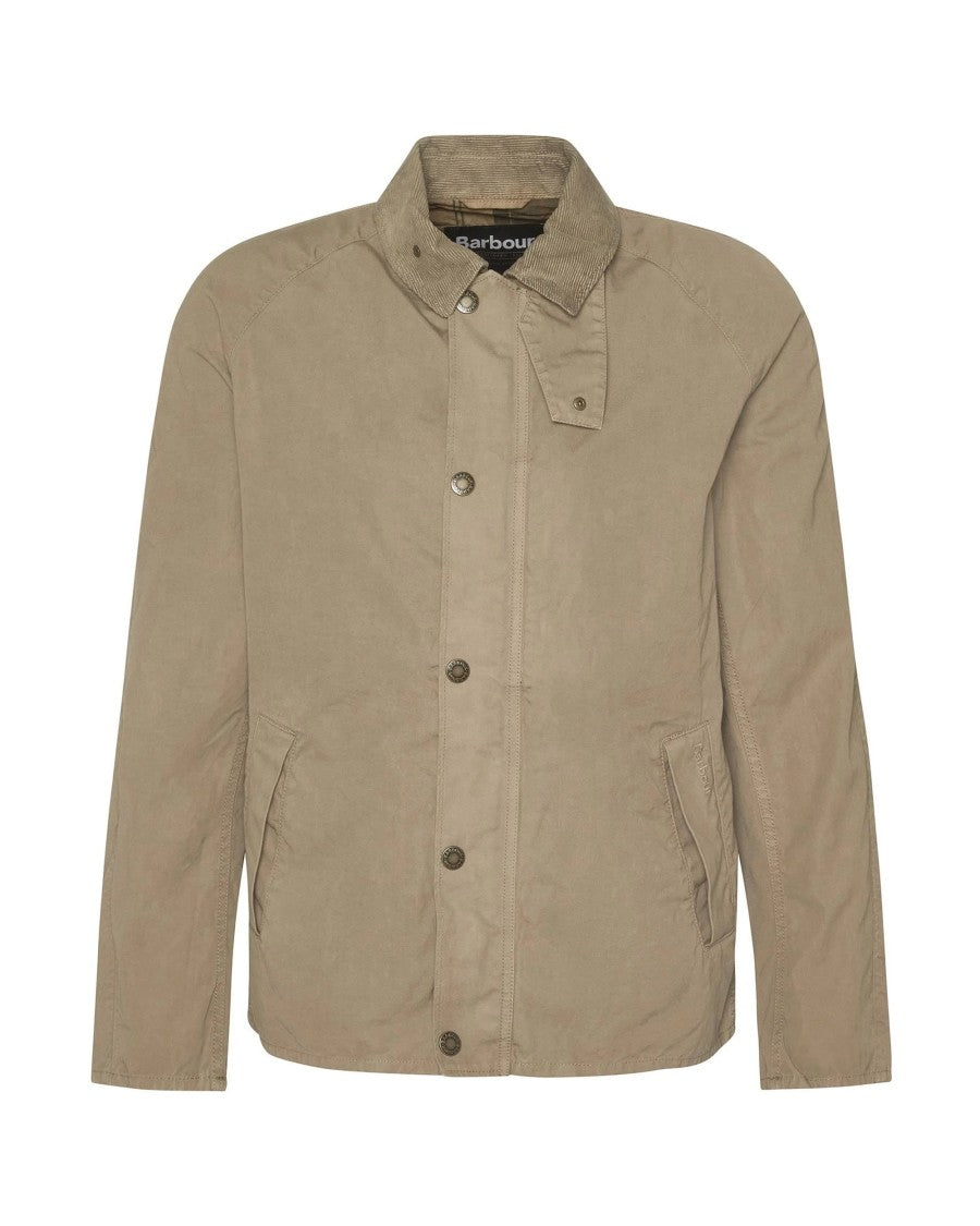 Barbour Casual Tracker Jacket In Washed Stone